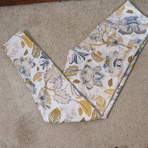 DYI Lotus & Leaves Leggings - M